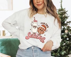 Tis The Season Christmas Sweatshirt, Cute Chritmas Sweatshirt, Christmas Sweatshirt, Retro Christmas Sweatshirt, Christmas Gift