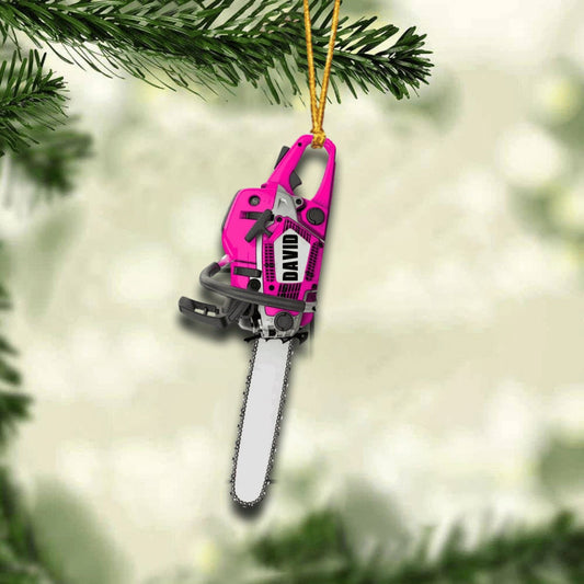 Personalized Colorful Arborist Christmas Ornament For Dad, Custom Shaped Arborist Ornament For Him, Arborist For Gift, Arborist Decor