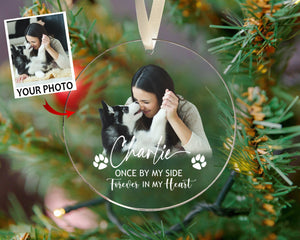 Personalized Ornament 2023 Family Christmas Tree Ornament Christmas Decor Custom Portrait Glass Ornament Picture Ornament Photo Ornament