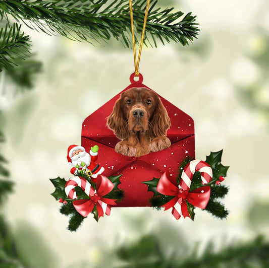 Irish Setter Christmas Letter Ornament Dog Christmas Decoration - Best gifts your whole family