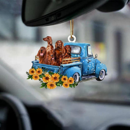 Irish Setter -Take The Trip Classic- Two Sided Ornament - Best gifts your whole family