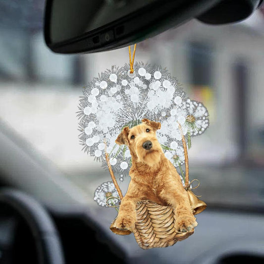Irish Terrier-Dandelion-Two Sided Ornament - Best gifts your whole family