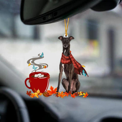 Italian Greyhound 1-Fall Chocolate-Two Sided Ornament - Best gifts your whole family