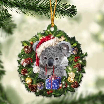 Koala and Christmas gift for her gift for him gift for Koala lover ornament, Christmas Ornament, Car Ornament - Best gifts your whole family
