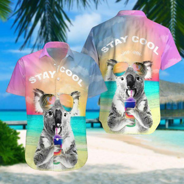 Koala Stay Cool Hawaiian Shirt,Hawaiian Shirt Gift,Christmas Gift