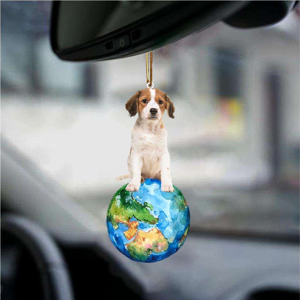 Kooikerhondje-Around My Dog-Two Sided Ornament - Best gifts your whole family