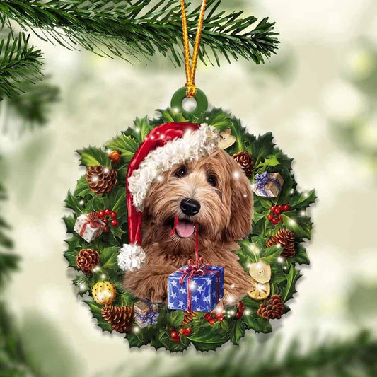 Labradoodle and Christmas gift for her gift for him gift for Labradoodle lover ornament, Christmas Ornament - Best gifts your whole family