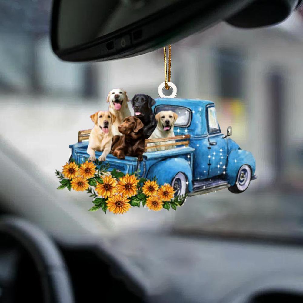 Labrador Retriever -Take The Trip Classic- Two Sided Ornament - Best gifts your whole family