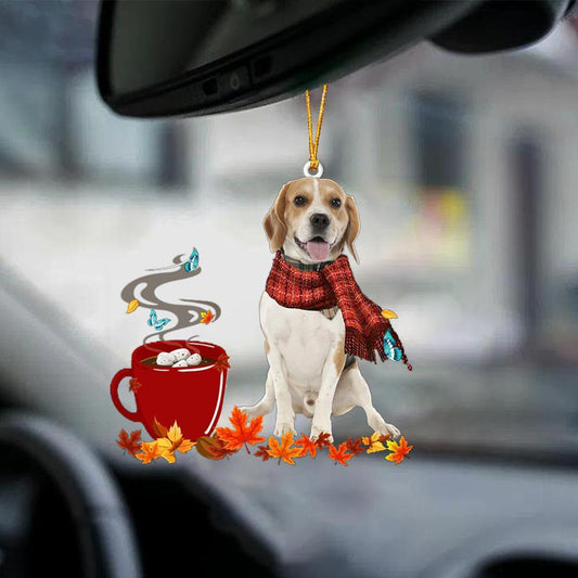 Lemon Beagle-Fall Chocolate-Two Sided Ornament - Best gifts your whole family