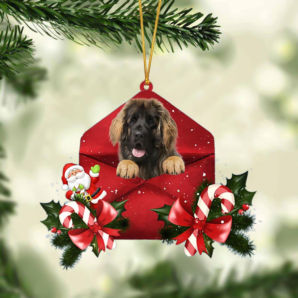 Leonberger Christmas Letter Ornament Dog Christmas Decoration - Best gifts your whole family