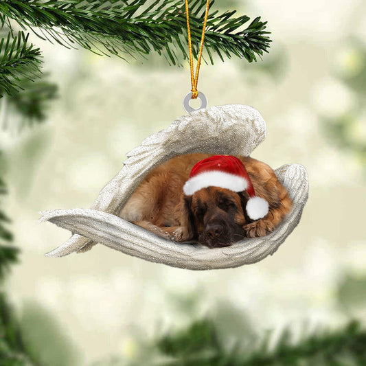 Leonberger Sleeping Angel Christmas Ornament Godmerc - Best gifts your whole family