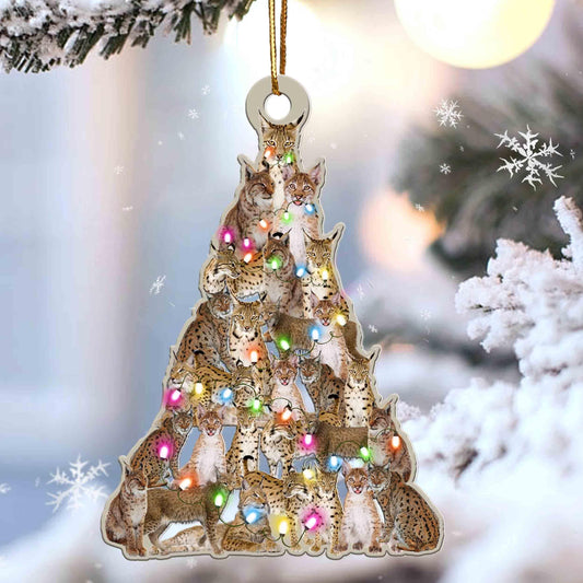 Lynx Lovely Tree Gift For Lynx Lover Gift For Animal Lover Ornament - Best gifts your whole family