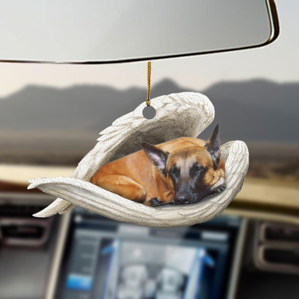 Malinois dog sleeping angel Malinois dog lovers dog moms ornament - Best gifts your whole family