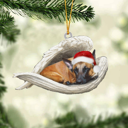 Malinois Sleeping Angel Christmas Ornament Godmerc - Best gifts your whole family