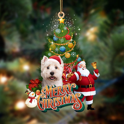 Maltese 2-Christmas Tree&Dog Hanging Ornament - Best gifts your whole family