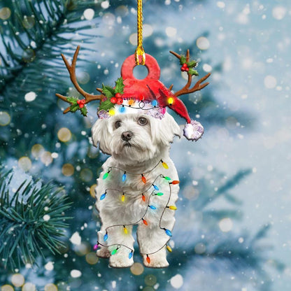 Maltese Christmas Shape Ornamenth - Best gifts your whole family