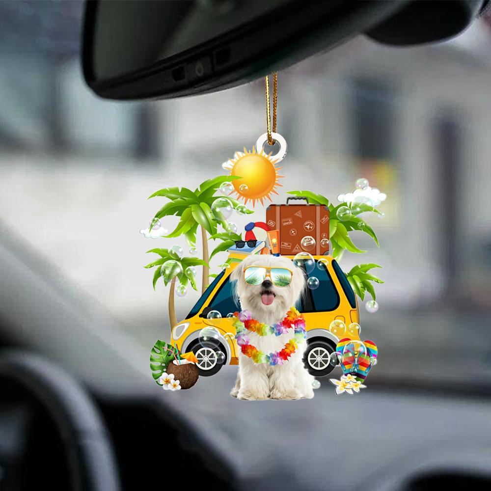 Maltese-Nice Summer-Two Sided Ornament - Best gifts your whole family