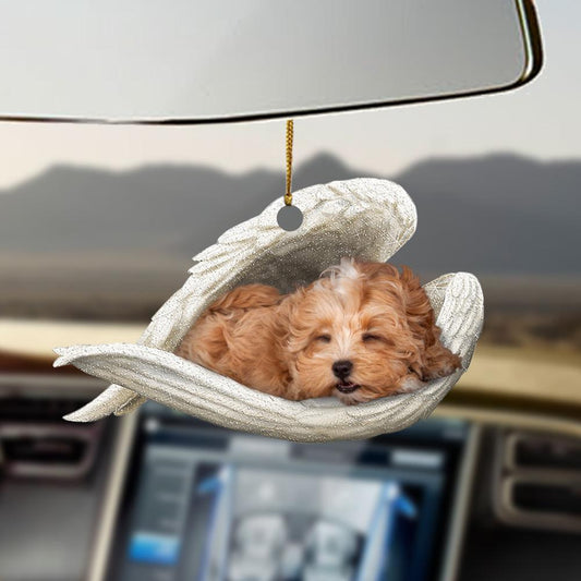 Maltipoo Sleeping Angel Maltipoo Lover Dog Mom Ornament - Best gifts your whole family