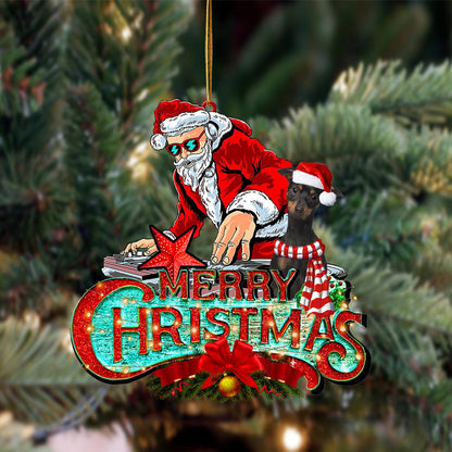 Miniature Pinscher 2-Christmas Rock Two Sided Ornament - Best gifts your whole family