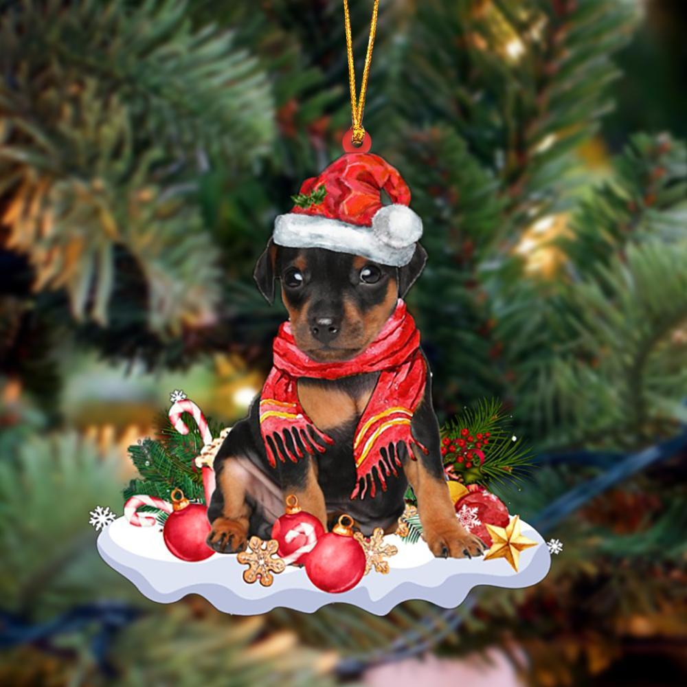 Miniature Pinscher-Better Christmas Hanging Ornament - Best gifts your whole family