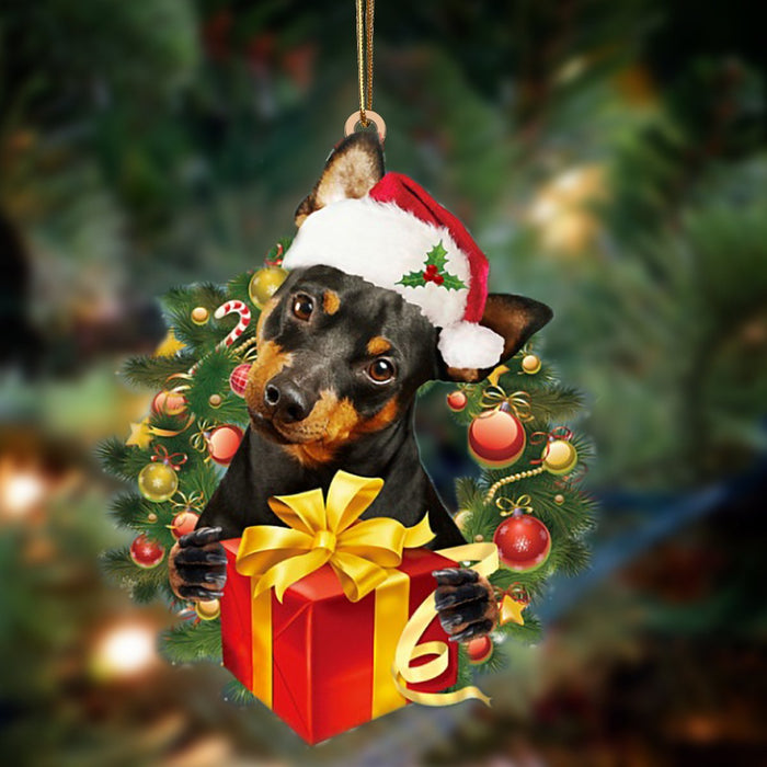 Miniature Pinscher-Dogs give gifts Hanging Ornament - Best gifts your whole family