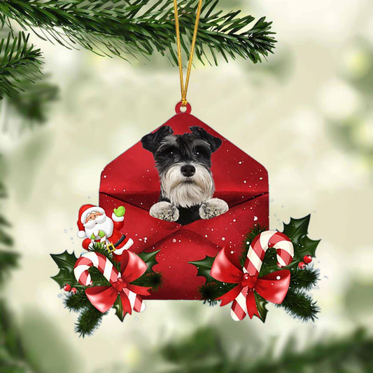 Miniature Schnauzer Christmas Letter Ornament Dog Christmas Decoration - Best gifts your whole family