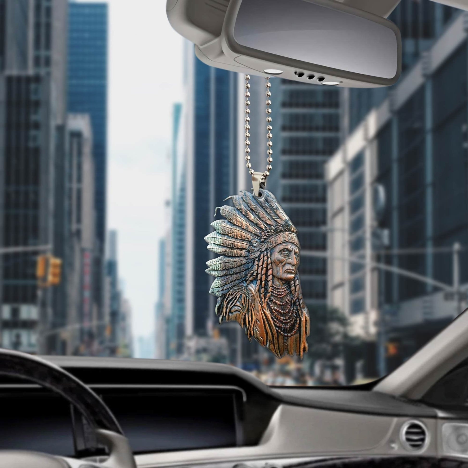 Native American Car Hanging Ornament, Ornament Car For Native American Lovers - Best gifts your whole family