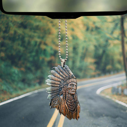 Native American Car Hanging Ornament, Ornament Car For Native American Loversg - Best gifts your whole family
