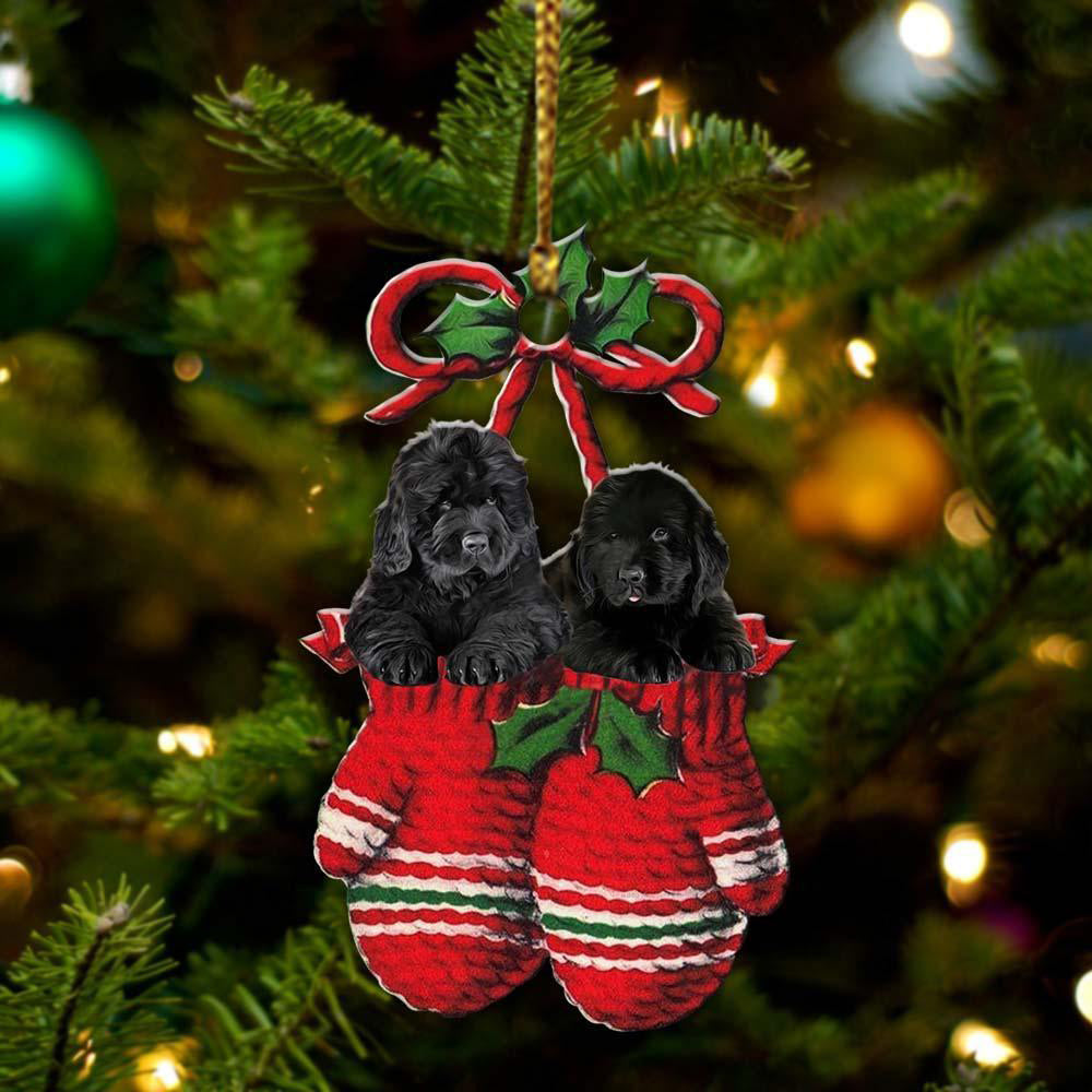 Newfoundland Inside Your Gloves Christmas Holiday-Two Sided Ornament Christmas 2022 Ornament Gift - Best gifts your whole family