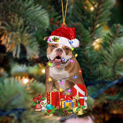 Old English Bulldog-Dog Be Christmas Tree Hanging Ornament - Best gifts your whole family