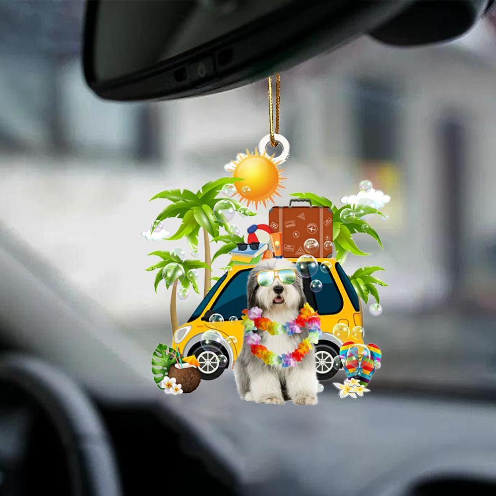 Old English Sheepdog-Nice Summer-Two Sided Ornament - Best gifts your whole family