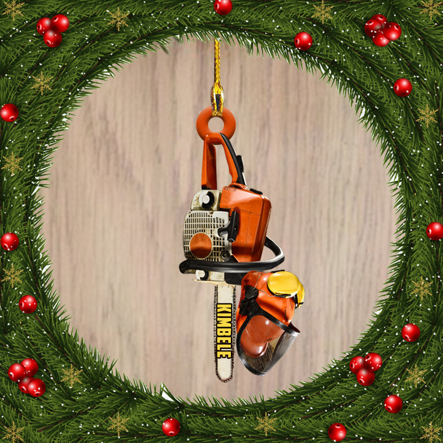 Ornament - Personalized Name Arborist Ornament Hanger Decor, Custom Shaped Flat Ornament Christmas, Christmas Deco - Best gifts your whole family