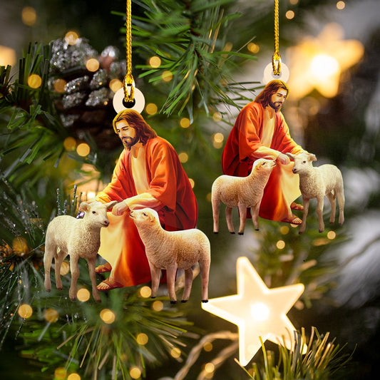 Ornament - Shaped Ornament - Jesus Ornament, Perfect Jesus Ornament, Christmas Ornament Deco - Best gifts your whole family