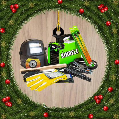 Ornament - Welder Tool Custom Shaped Ornament, Custom Shaped Flat Ornament Christmas, Welder Tool Ornament - Best gifts your whole family