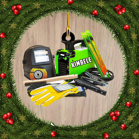 Ornament - Welder Tool Custom Shaped Ornament, Custom Shaped Flat Ornament Christmas, Welder Tool Ornament - Best gifts your whole family