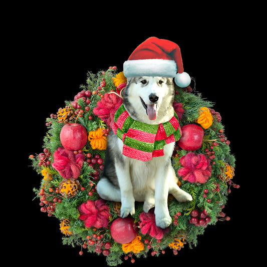 Ornament- Alaskan Malamute Christmas Ornament, Happy Christmas Ornament, Car Ornament - Best gifts your whole family