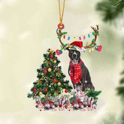 Ornament- American Pitbull Terrier-Christmas Tree Gift Hanging Ornament, Christmas Ornament, Car Ornament - Best gifts your whole family