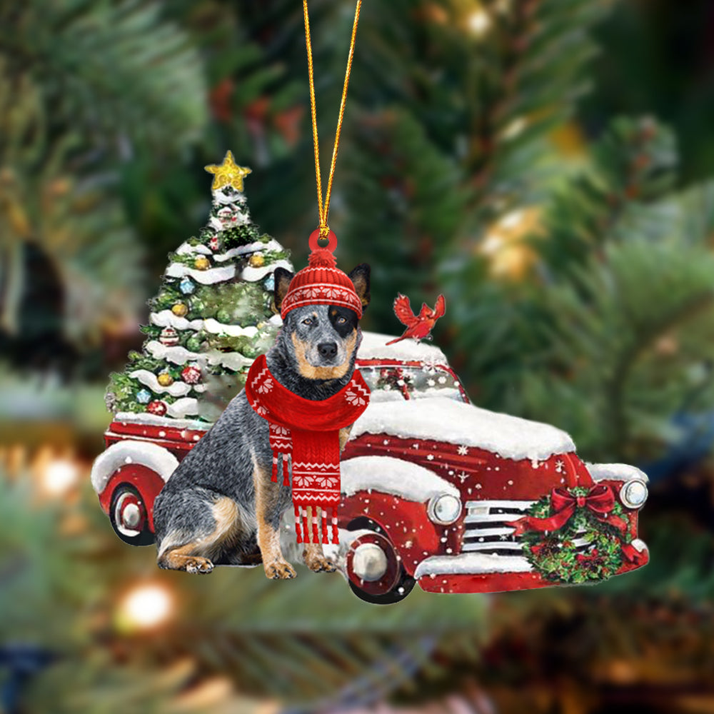 Ornament- Australian Cattle-Christmas Car Two Sided Ornament, Happy Christmas Ornament, Car Ornament - Best gifts your whole family