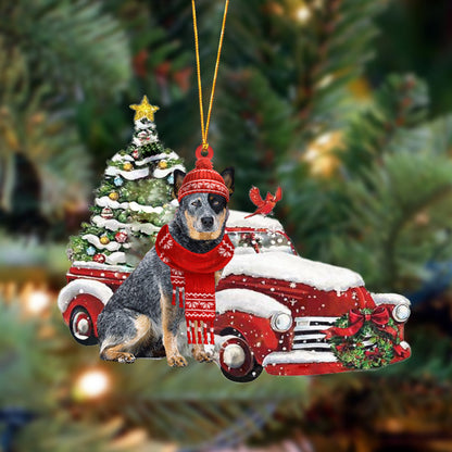 Ornament- Australian Cattle-Christmas Car Two Sided Ornament, Happy Christmas Ornament, Car Ornament - Best gifts your whole family