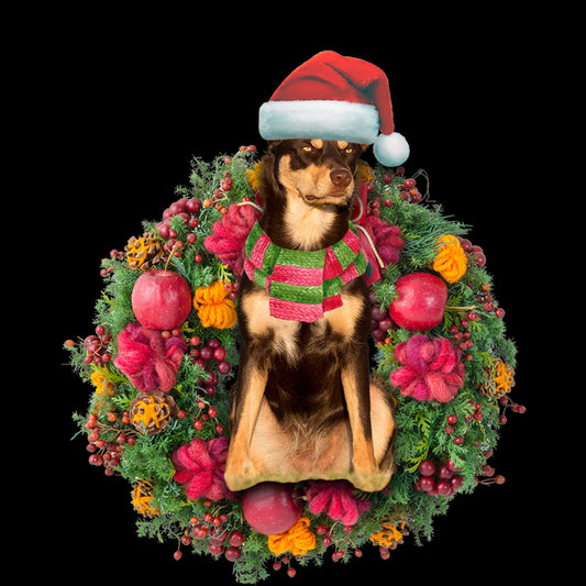 Ornament- Australian Kelpie Christmas Ornament, Happy Christmas Ornament, Car Ornament - Best gifts your whole family