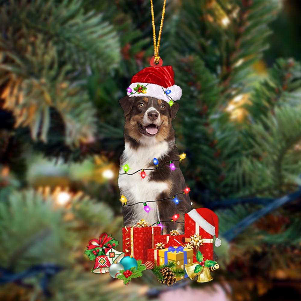 Ornament- Australian Shepherd 3-Dog Be Christmas Tree Hanging Ornament, Christmas Ornament, Car Ornament - Best gifts your whole family