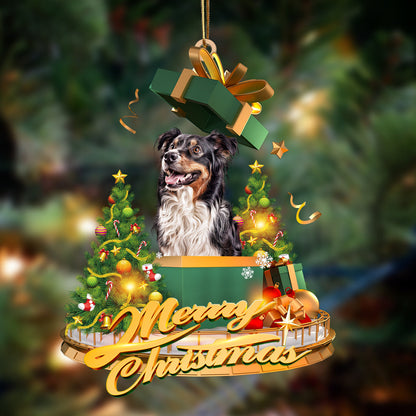 Ornament- Australian Shepherd-Christmas Gifts&dogs Hanging Ornament, Happy Christmas Ornament, Car Ornament - Best gifts your whole family