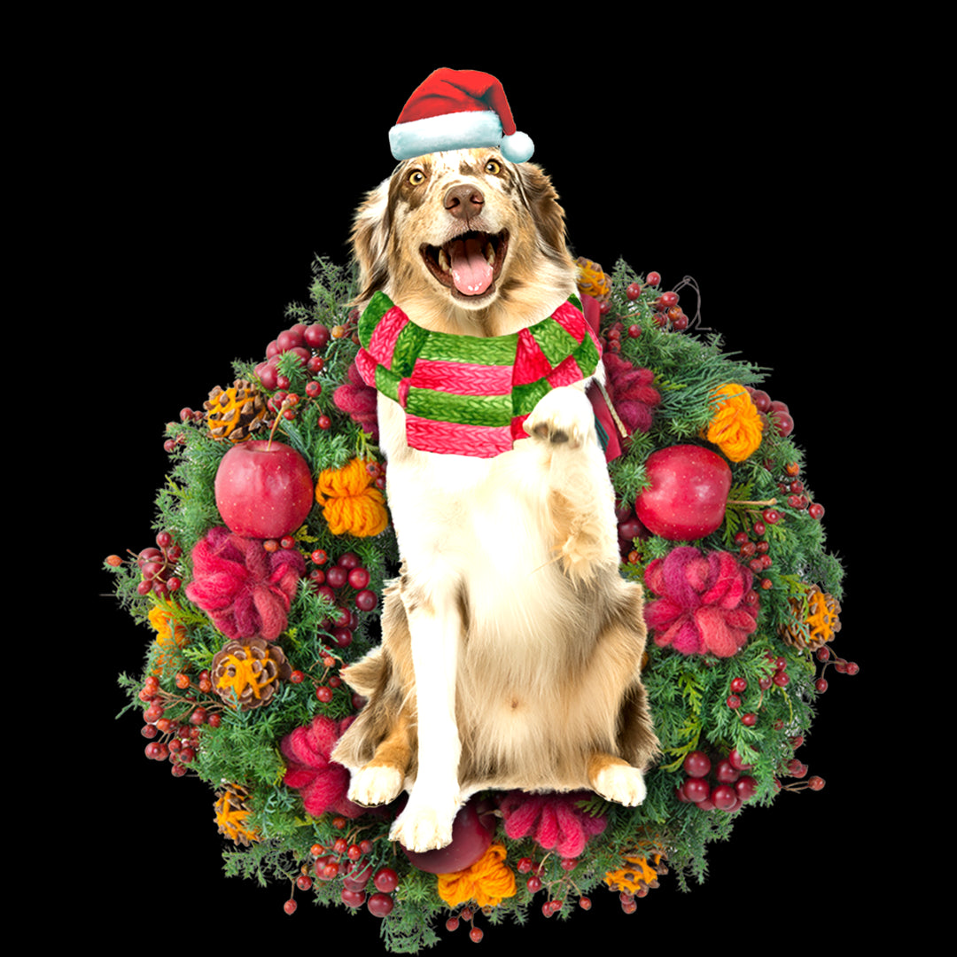 Ornament- Australian Shepherd Christmas Ornament, Happy Christmas Ornament, Car Ornament - Best gifts your whole family