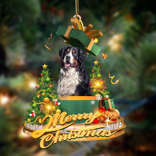 Ornament- Bernese Mountain-Christmas Gifts&dogs Hanging Ornament, Happy Christmas Ornament, Car Ornament - Best gifts your whole family
