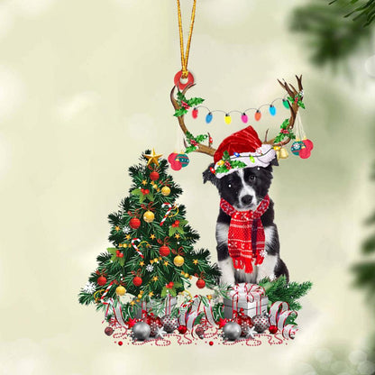 Ornament- Border Collie-Christmas Tree Gift Hanging Ornament, Happy Christmas Ornament, Car Ornament - Best gifts your whole family