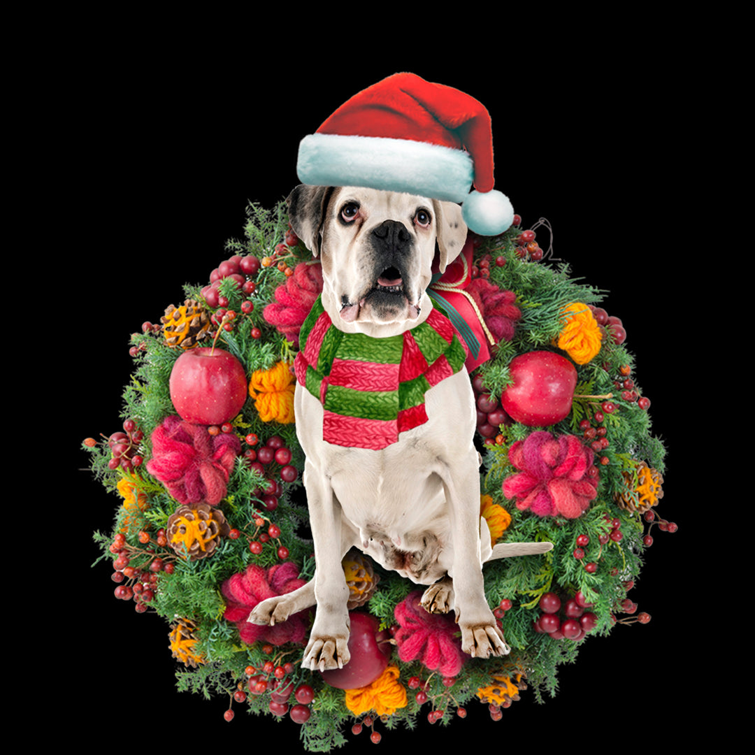 Ornament- Boxer Dog Christmas Ornament, Happy Christmas Ornament, Car Ornament - Best gifts your whole family