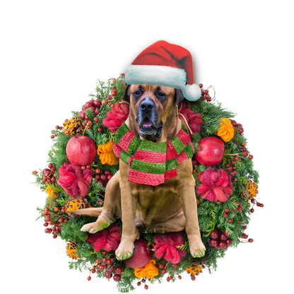 Ornament- Bull Mastiff Christmas Ornament, Happy Christmas Ornament, Car Ornament - Best gifts your whole family