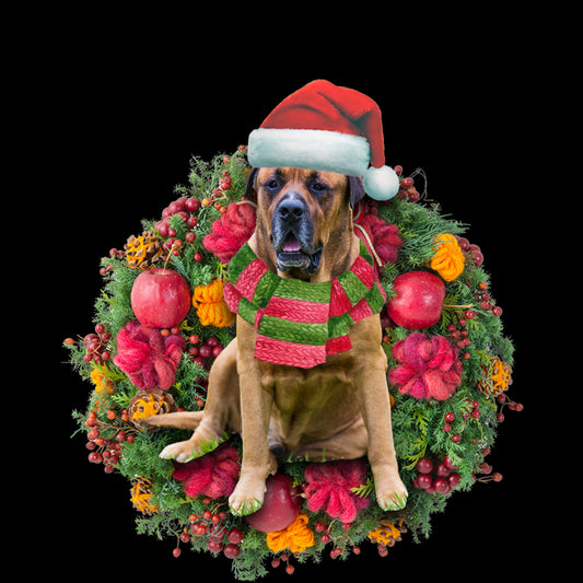 Ornament- Bull Mastiff Christmas Ornament, Happy Christmas Ornament, Car Ornament - Best gifts your whole family