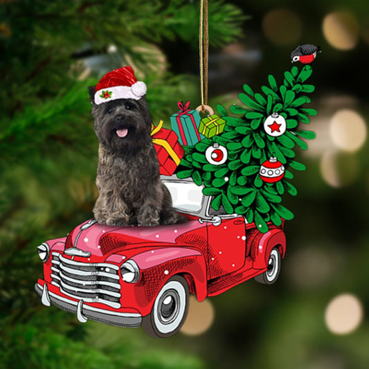 Ornament- Cairn Terrier 2-Pine Truck Hanging Ornament, Happy Christmas Ornament, Car Ornament - Best gifts your whole family
