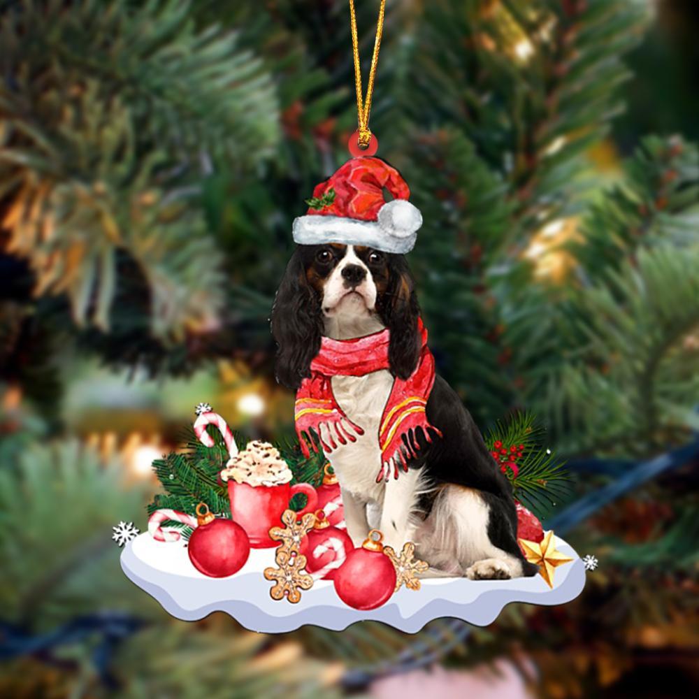 Ornament- Cavalier King Charles Spaniel 3-Better Christmas Hanging Ornament, Christmas Ornament, Car Ornament - Best gifts your whole family